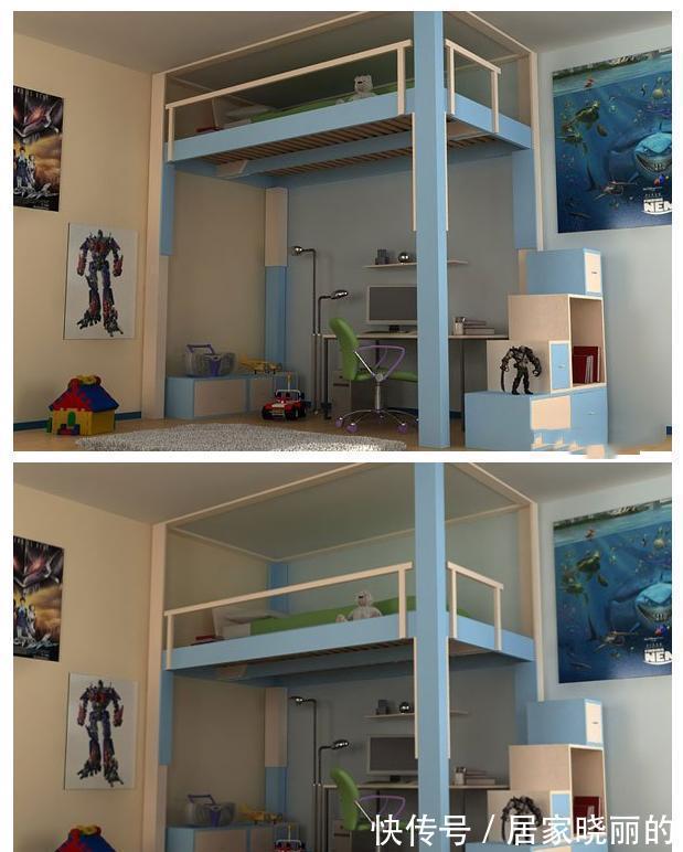 小户型|国外小户型都流行升降床,白天夜晚随意切换功能,一地还能两用!