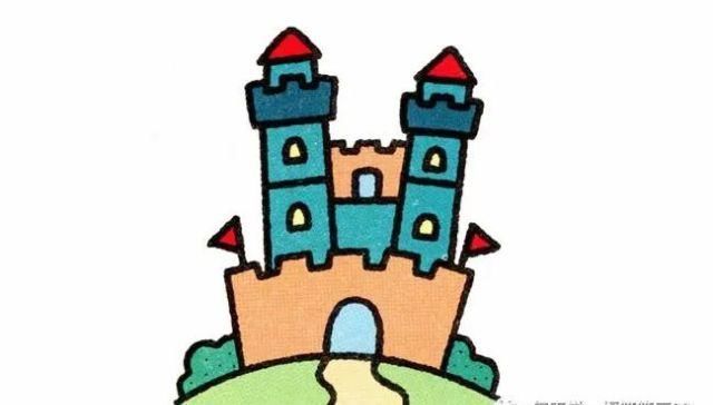 简笔画步骤图片大全|每天学一幅简笔画-7种不同的建筑简笔画画法步骤,含教程