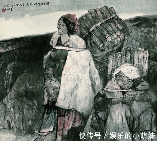 水墨!周思聪:开拓了水墨人物画的当代语言现代化探索潮流的走向!