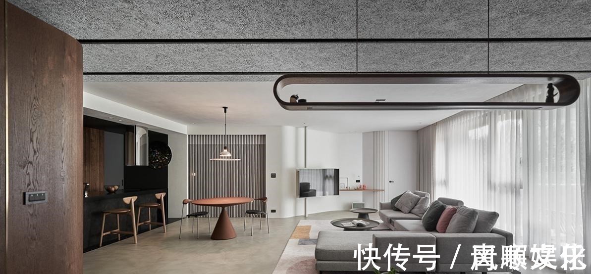 矮墙|实不相瞒,我早看不上传统电视墙了,换个可旋转的矮墙,人见人夸