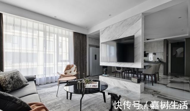 视觉效果|这是我见过最新潮的家,悬空电视墙,沙发墙、走廊极致利用,聪明!