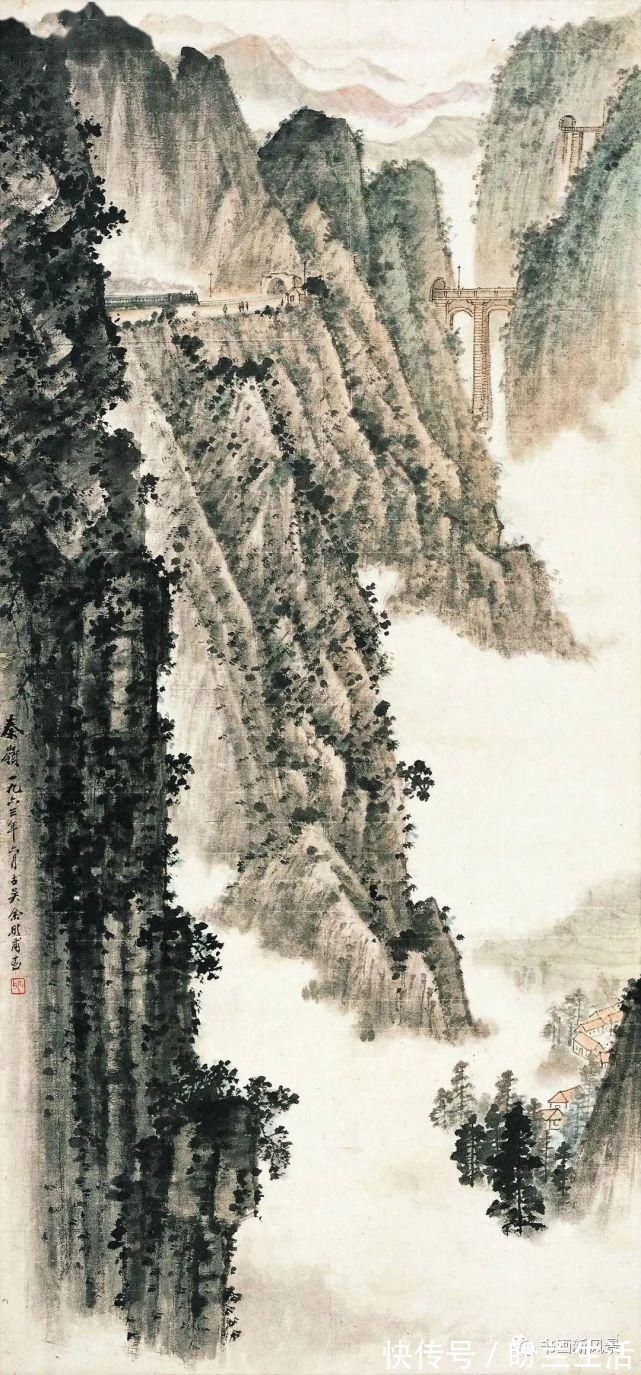 雄健|这位大家的山水,既雄健大气,又平和神清!