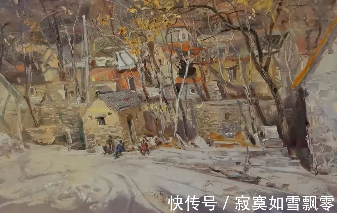 中国画$画家厉国军参展“写意气象 中国油画展” 展现潮起潮落的岁月印记