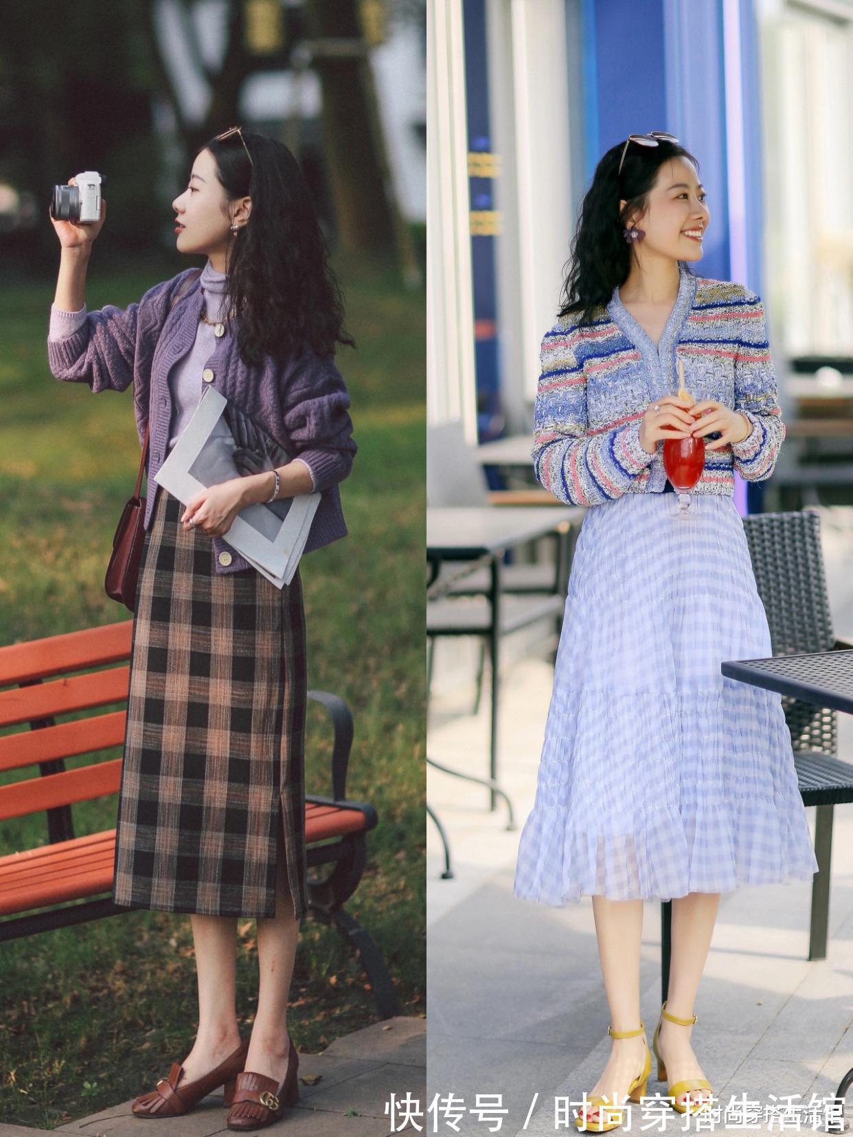 亮色系 过年了别只会穿黑白灰,学习她的配色技巧,穿出满满高级感