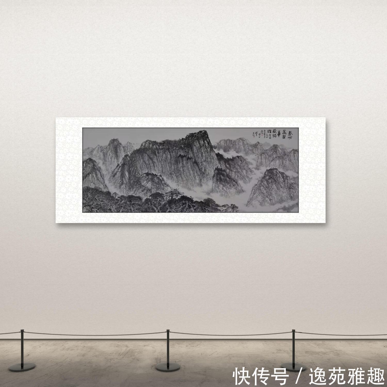 山水画作#「作品欣赏」雄伟大气，强悍不羁，画家侯贺明作品欣赏