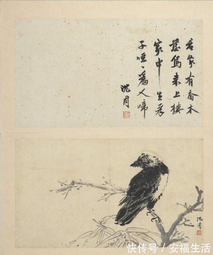 沈周!作品不输齐白石,一只乌鸦价值250万,绘画手法堪称开山祖师爷