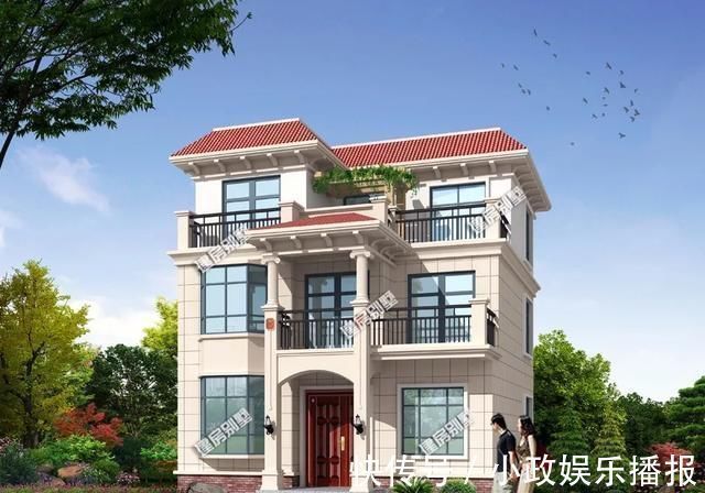 真石漆|宽8-9米左右的别墅，造价30万每栋，孝顺的子女都给爸妈建了