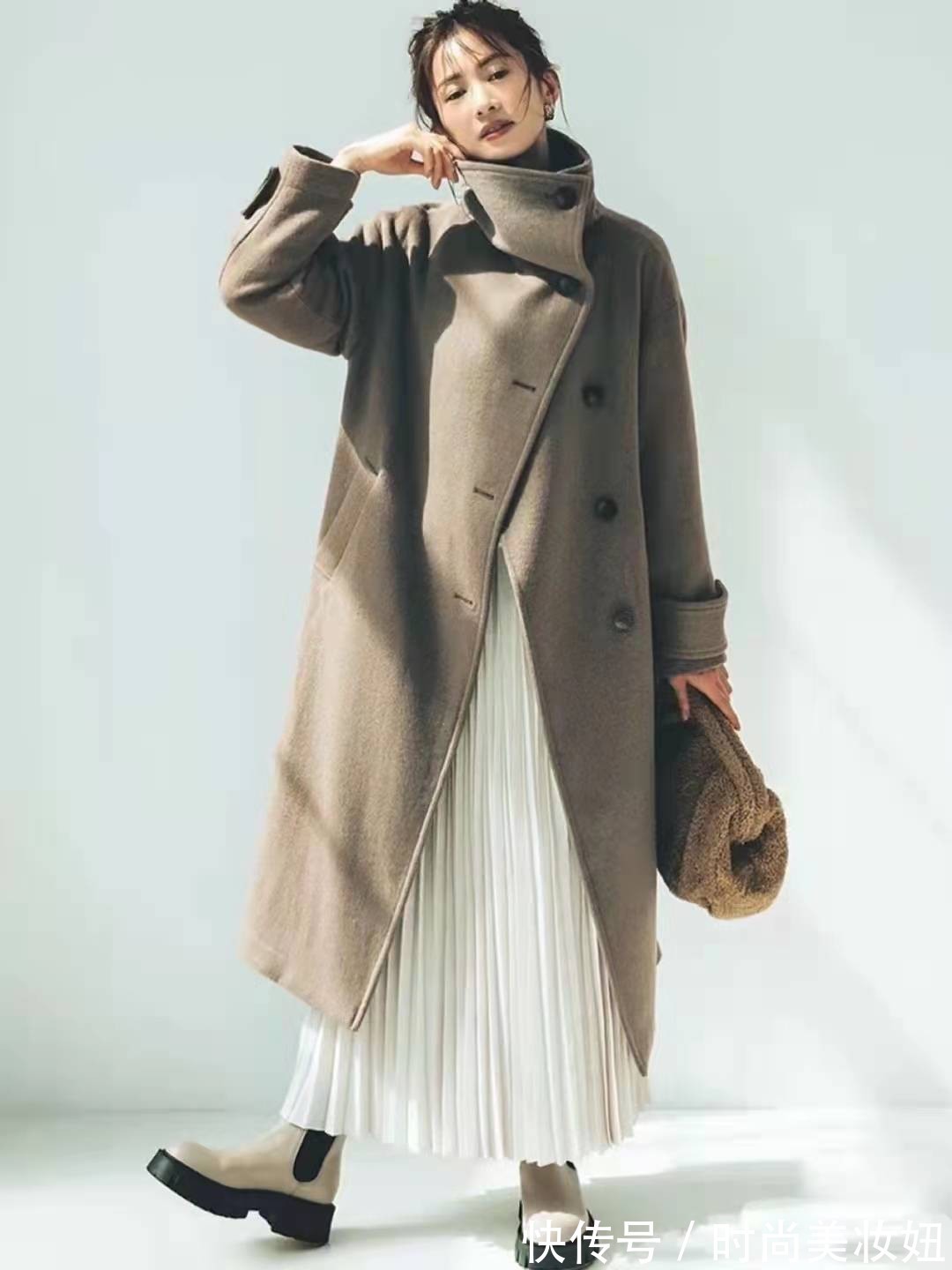 视觉|冬天大衣“穿长不穿短”,分享适合所有身材的搭配,洋气又实用