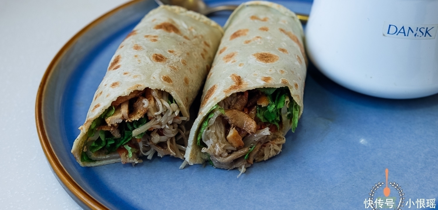 饼卷|女儿最爱的大饼卷一切，不早起，10分钟上桌，孩子满意妈妈省事儿