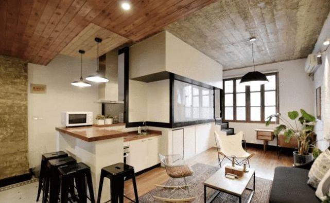 软装|75平简约工业风,文化砖的毛坯感,结合软装也显精致浪漫!