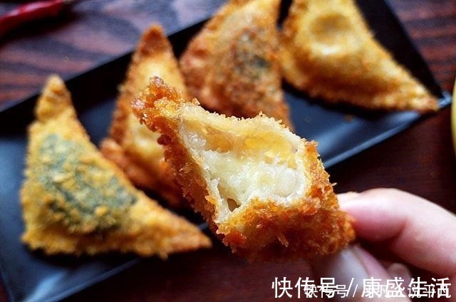 混沌皮别包猪肉了，包点水果粗粮做点心，酥脆香甜，咬一口满嘴香