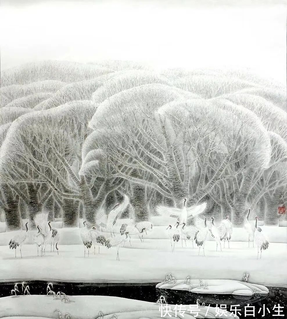 作品#万家共盛世 明月话团圆‖刘齐中国画作品欣赏