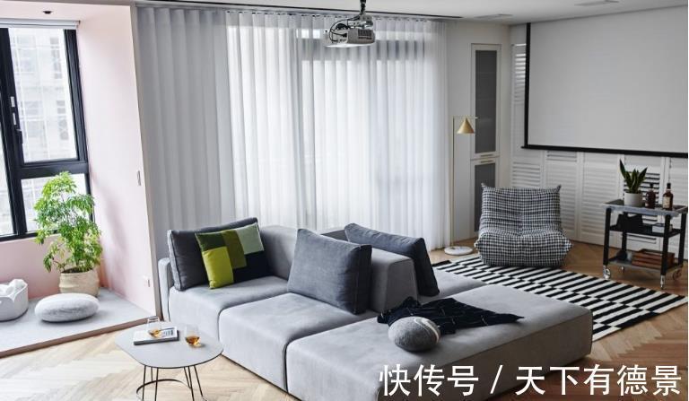 客餐厅|买了横厅户型,沙发不好摆?参考这些方案设计,保证让你眼前一亮