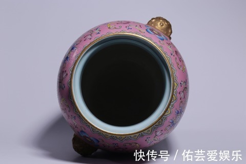 雍正@清代,“雍正御制”胭脂红轧道粉彩开窗人物故事纹灯笼瓶