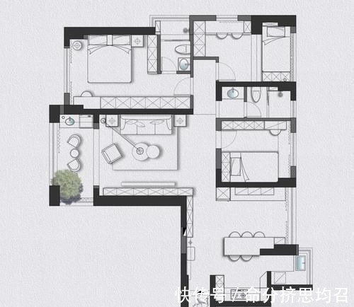 过道|看了她家,才知道什么是品味,全屋色调统一,满满的高级感