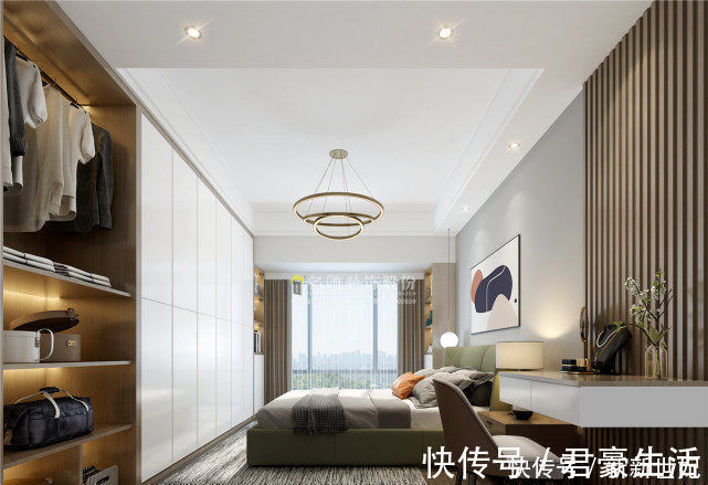 整体设计|143㎡平层现代简约风格,空间舒适,整体同意和谐