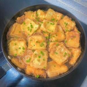  家常豆腐菜谱，鸡蛋包豆腐，简单美味下饭，超级嫩，吃不够