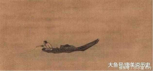 一幅画@一千年前的画只画船不画水,为何被称为神作放大10倍就懂了!
