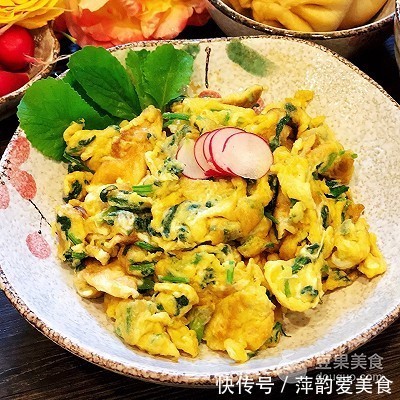  初夏|初夏时节萝卜缨炒鸡蛋