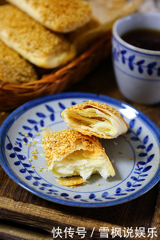 不用发面，在家做出层次分明、酥到掉渣的烧饼，学会可以开店