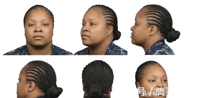 发髻|美军女兵发型,总计23种,波波头、锁子头、垄沟辫,还能扎马尾