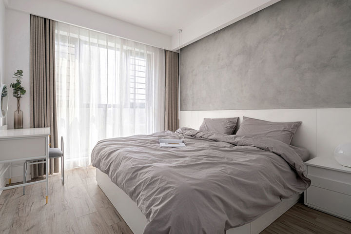 洗衣机|89㎡原木白加黑，只拆一面墙全屋都亮了，一屋子的柜子都藏着心机