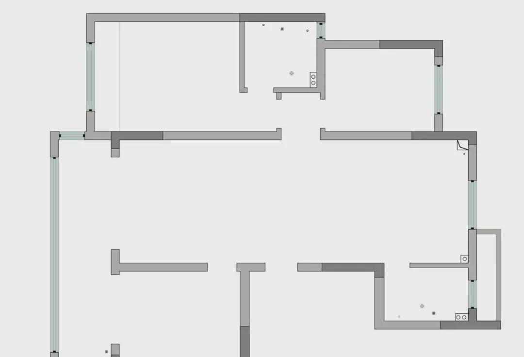 客厅|家里收纳位置少，建议墙体做错位处理，完工后既实用又显气质