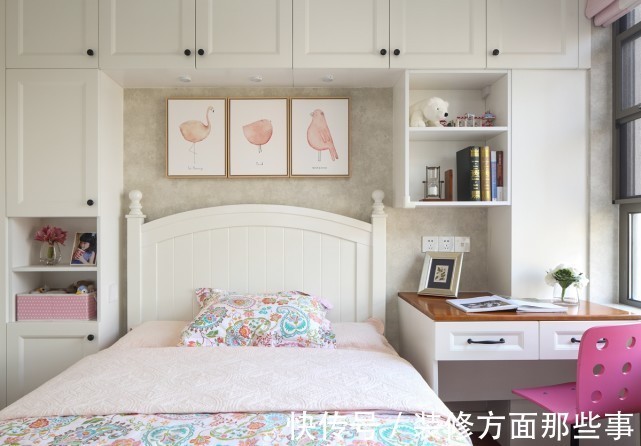 户型|97平美式小三房设计,餐厅小巧精致,美式情调尽显