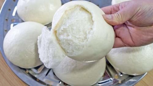 干面粉|馒头教你这样做,不用酵母不加水,个个蓬松不塌陷,撕着吃更过瘾