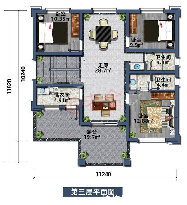 住宅|老爸选了2套自建房图纸,一套新中式,一套现代风,哪套更合适?