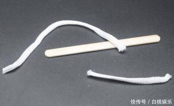 冰棍棒|吃剩的冰棍棒一根都别扔,上面粘一根绳子太厉害了,学会受用一生
