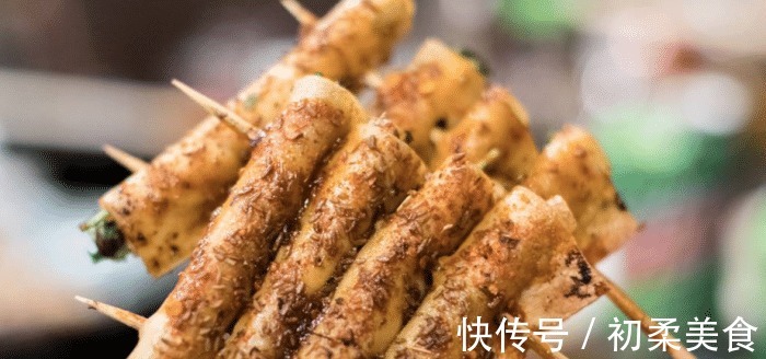 孜然辣椒面|“烤腰卷”撒上孜然辣椒面，这味道真让人着迷