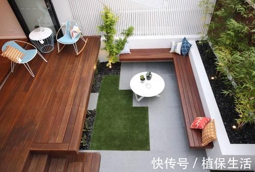 庭院|一樓帶個下沉式庭院，美得像世外桃源！高層只剩下羨慕！