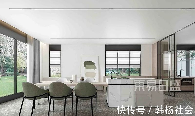 极简风|750㎡极简风别墅设计,日子不紧不慢,生活不急不躁