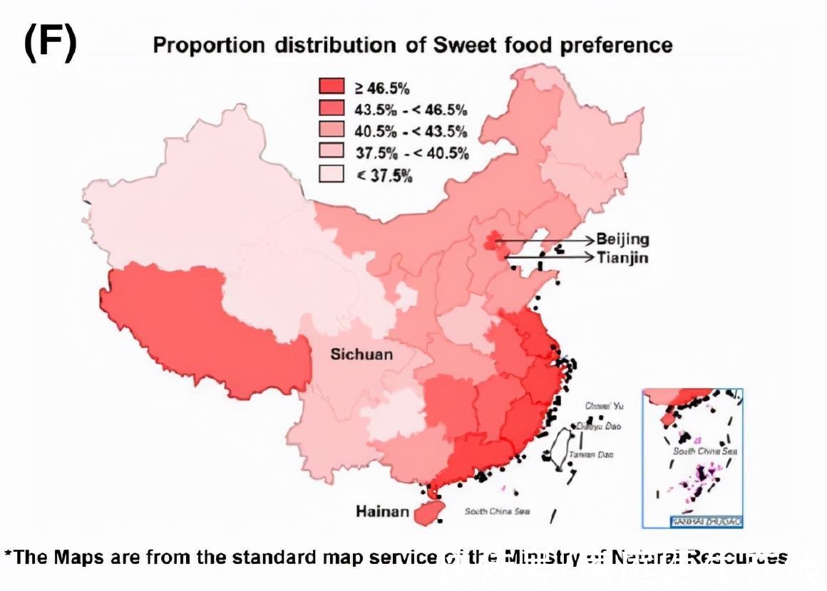 糖尿病|疾病高发和区域口味有关？这种口味地图解答了，你是哪一种呢？