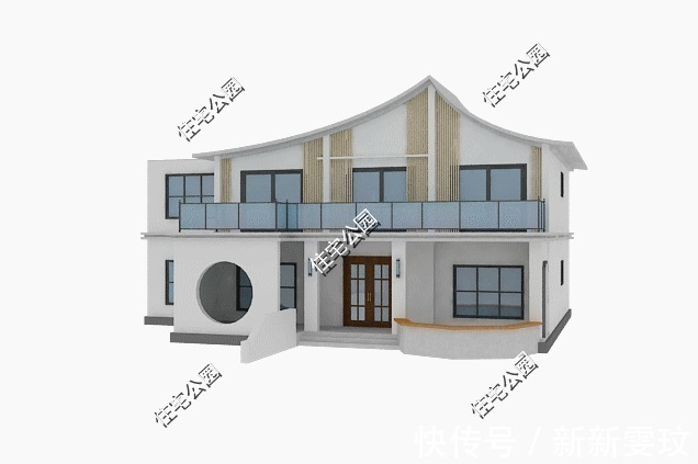 中式|40万造价,在农村盖一栋这样的中式美宅,保证所有人都来你家参观