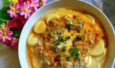 经典家常菜豆腐蒸蛋,营养丰富,味道鲜美,飘香四溢,快来试试