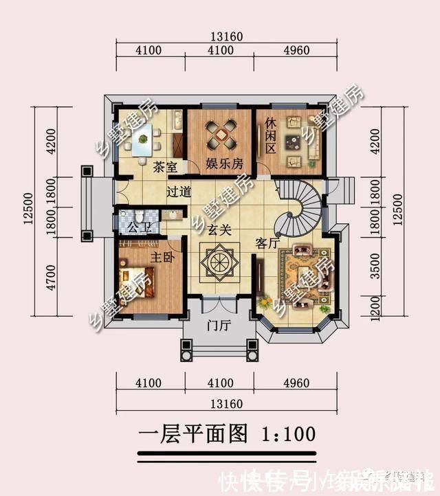 主卧|有块180平的地就不要浪费了,这栋三层别墅完胜其他农村自建房