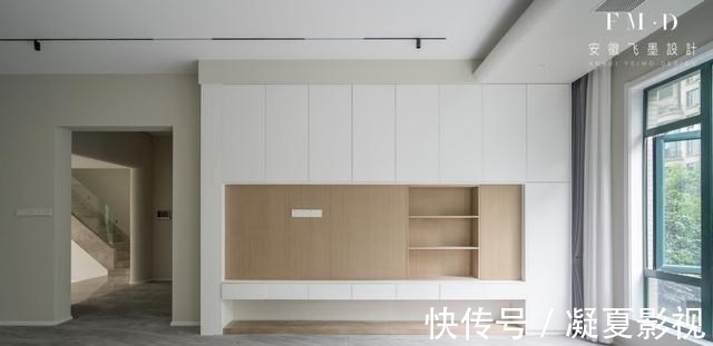 大平层|合肥267㎡大平层,单层改跃层4室3厅,带观景茶室,独爱石材楼梯