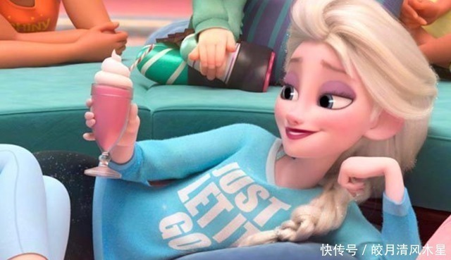 艾莎|冰雪奇缘艾莎女王的魅力不局限于动画里面,现代服装版,更潮流