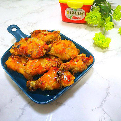 #暖冬酱在手,嗨吃部队锅#韩式甜辣鸡翅