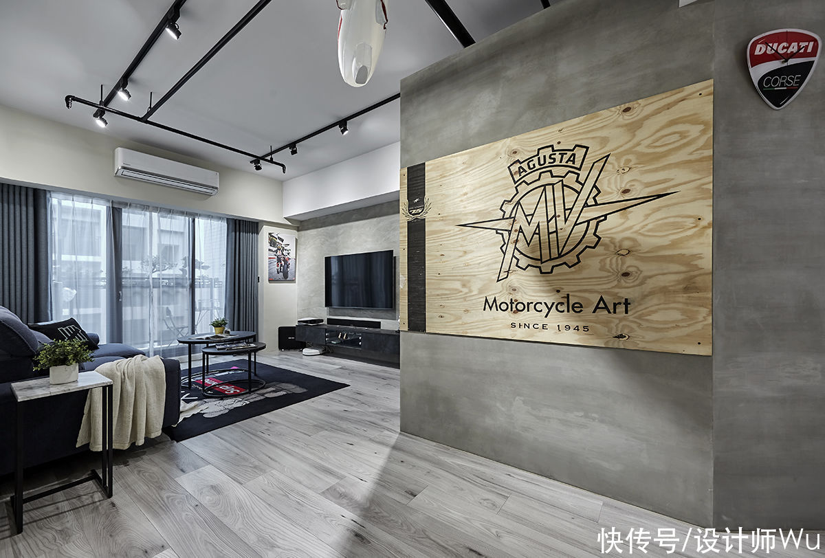 屋主|130㎡自然原始生活场景，浓厚工业硬派本色，理想生活的设计，赞