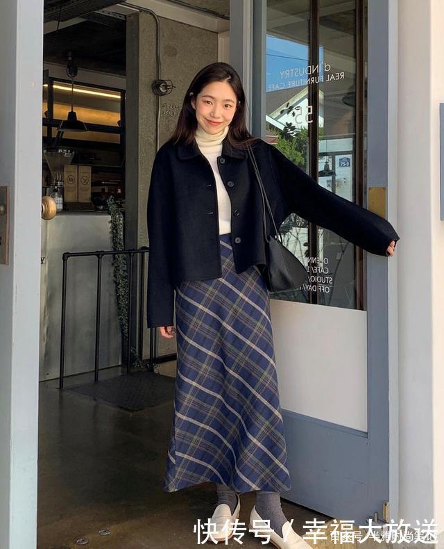 正确|大衣+半裙,才是冬天的正确打开方式