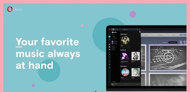 功能|Opera更新：整合Spotify/Apple Music/YouTube Music音乐播放功能