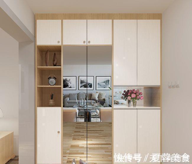 鞋子|入户没有玄关?这样设计真大气,储物隔断两不误,小户型设计典范