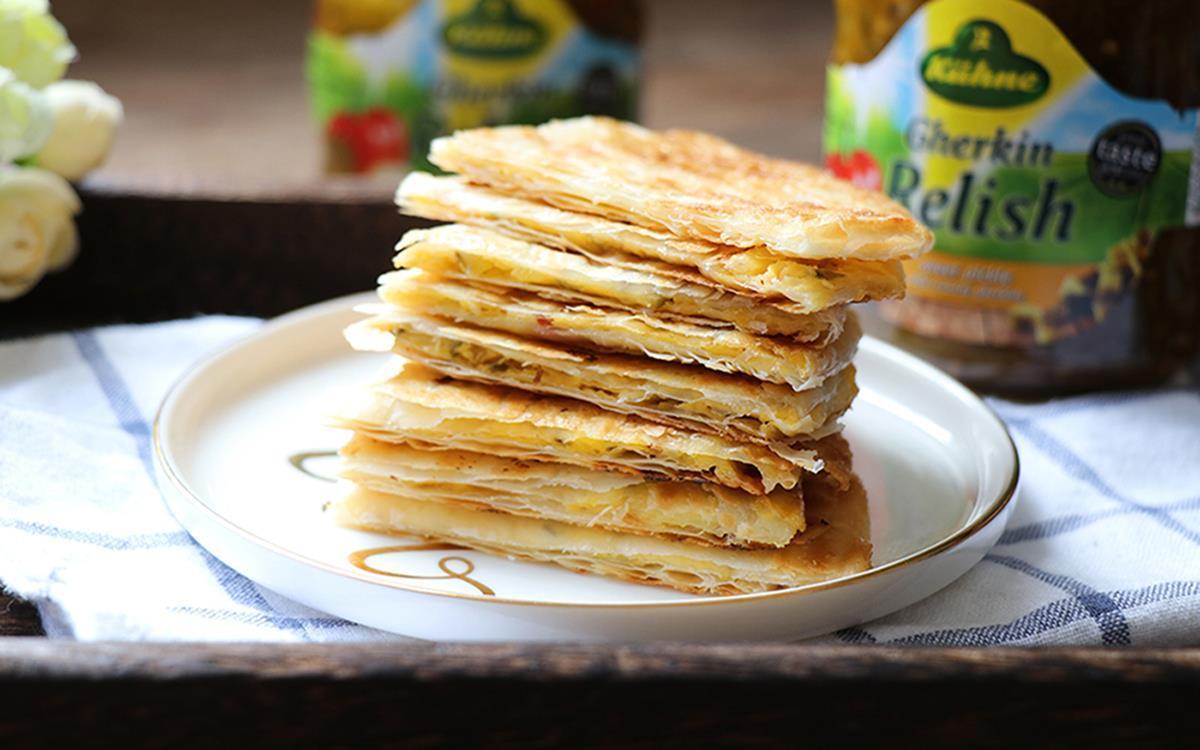 好吃|青瓜蓉蛋酥饼，酥脆美味，健康好吃
