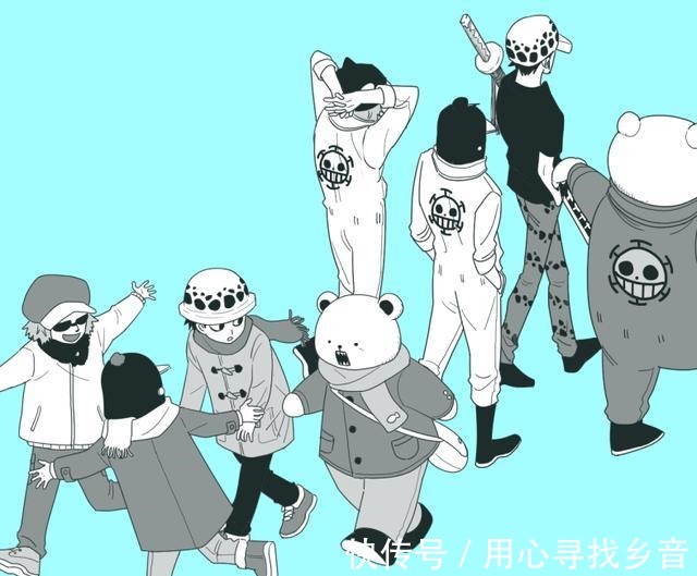 心脏|海贼王心脏海贼团壁纸分享,罗和培波结缘13年,从小一起长大