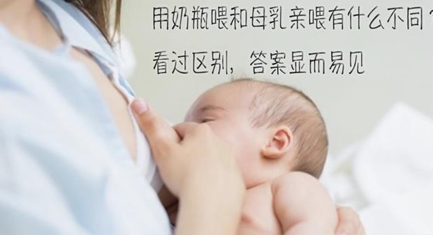 母乳亲|用奶瓶喂和母乳亲喂有什么不同?看过区别,答案显而易见