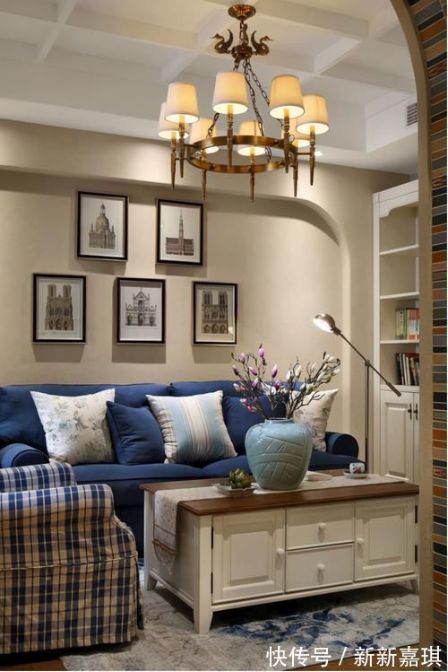 场域|435平美式风宅邸,浓郁的异域风情,原汁原味的美式家