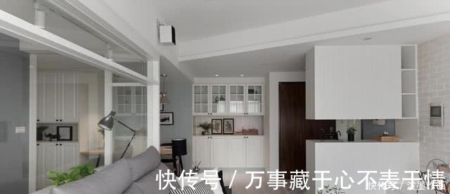 沙发墙|她家一进门设隔断,沙发墙半透明,全屋空旷让人极度舒适